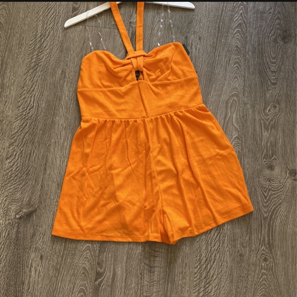 NWT Wild fable orange romper